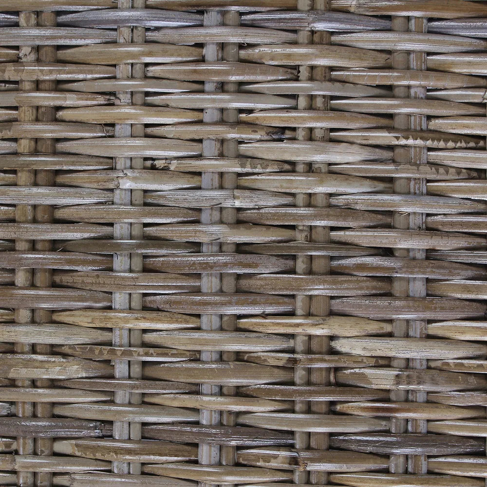 HILARIA KUBU Rattan BENCH with Open Bottom