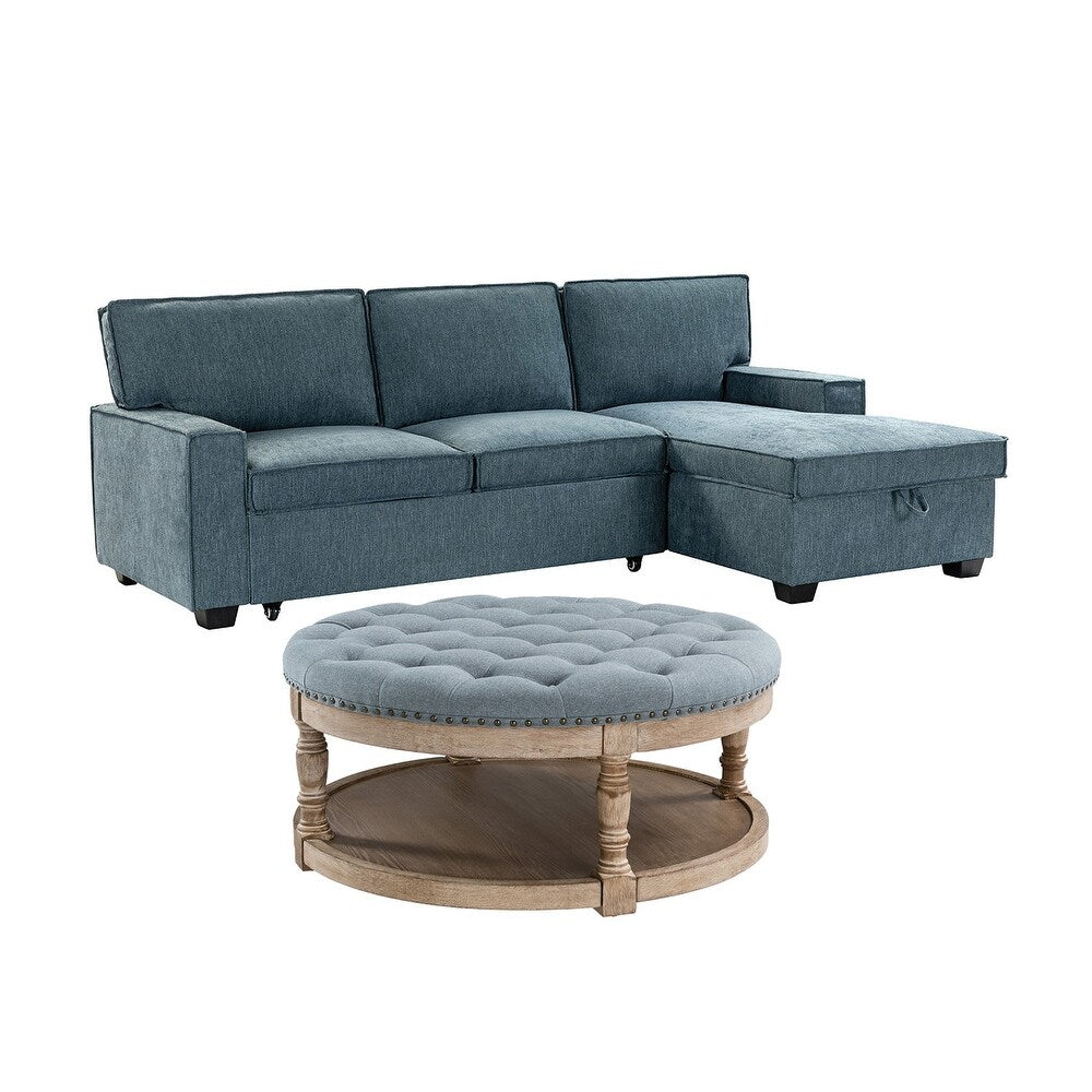Xaiver 2 Piece Living Room Set with Button Tufted Details