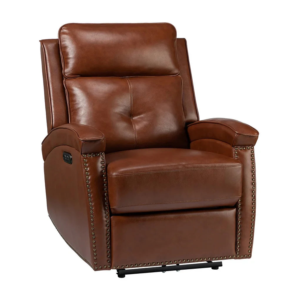 Edmondo Contemporary Power Recliner With a USB port