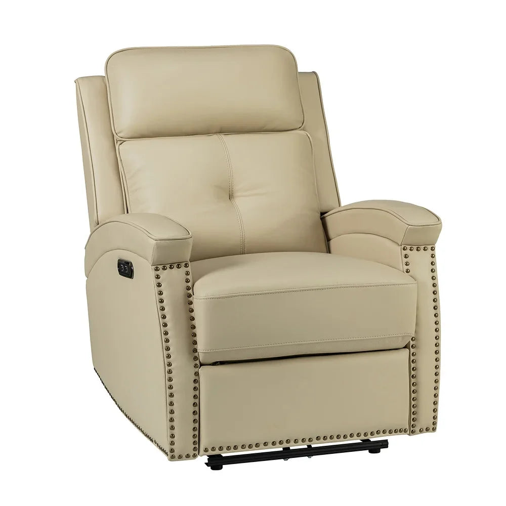 Edmondo Contemporary Power Recliner With a USB port