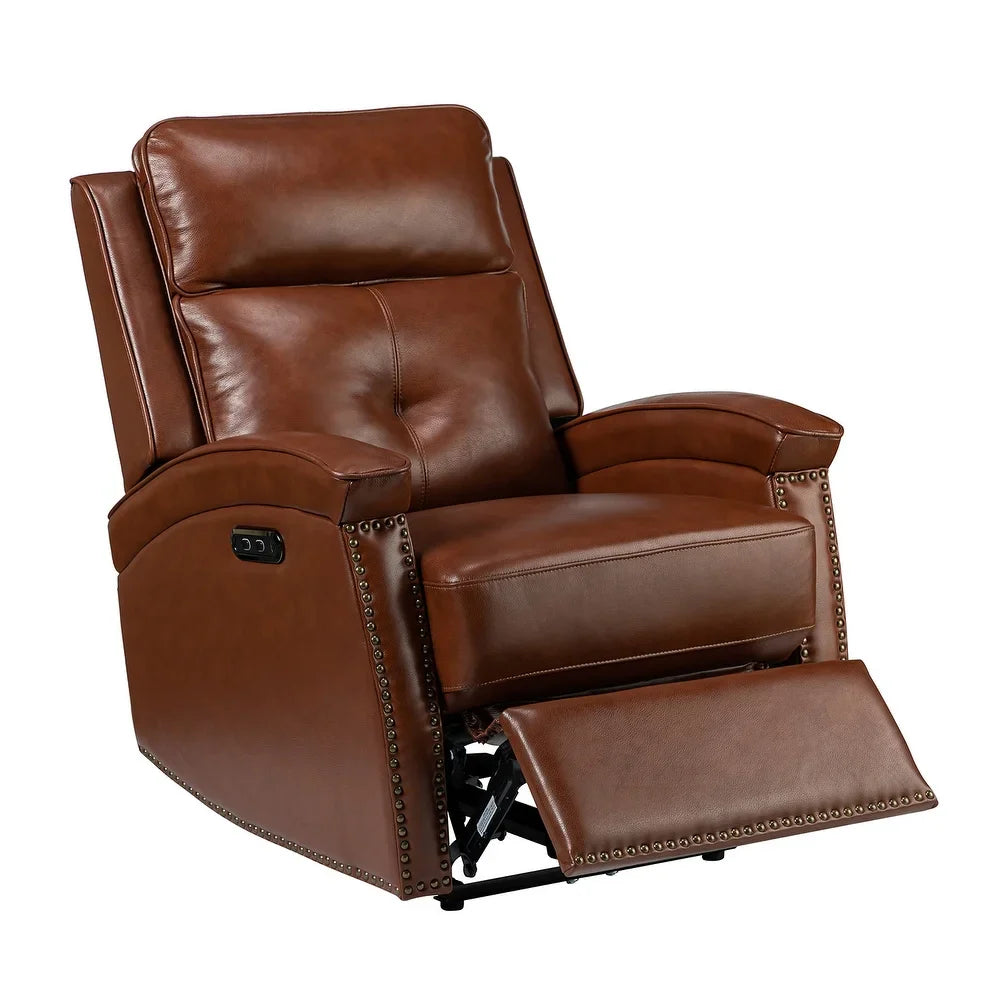 Edmondo Contemporary Power Recliner With a USB port
