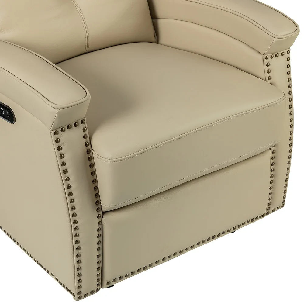 Edmondo Contemporary Power Recliner With a USB port