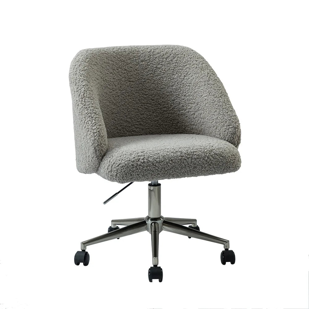 Joah Modern Mid-Back Swivel Office Chair with Rolling Wheels