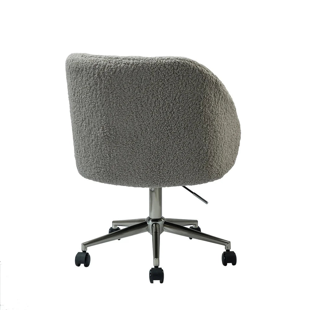 Joah Modern Mid-Back Swivel Office Chair with Rolling Wheels