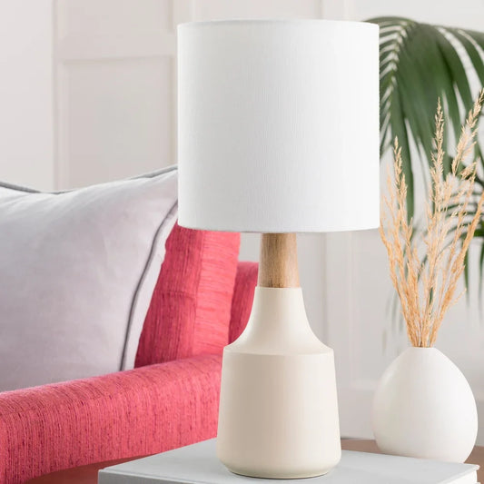 Hadrian Ivory Modern Table Lamp