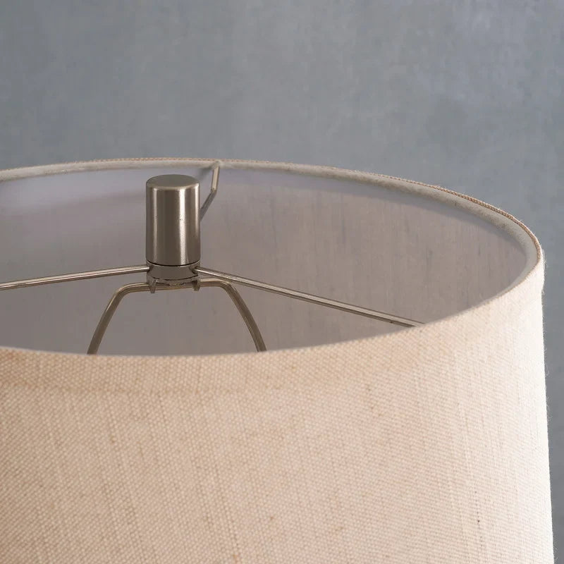 Halyard Clear Textured Glass with Rope Wrap Table Lamp