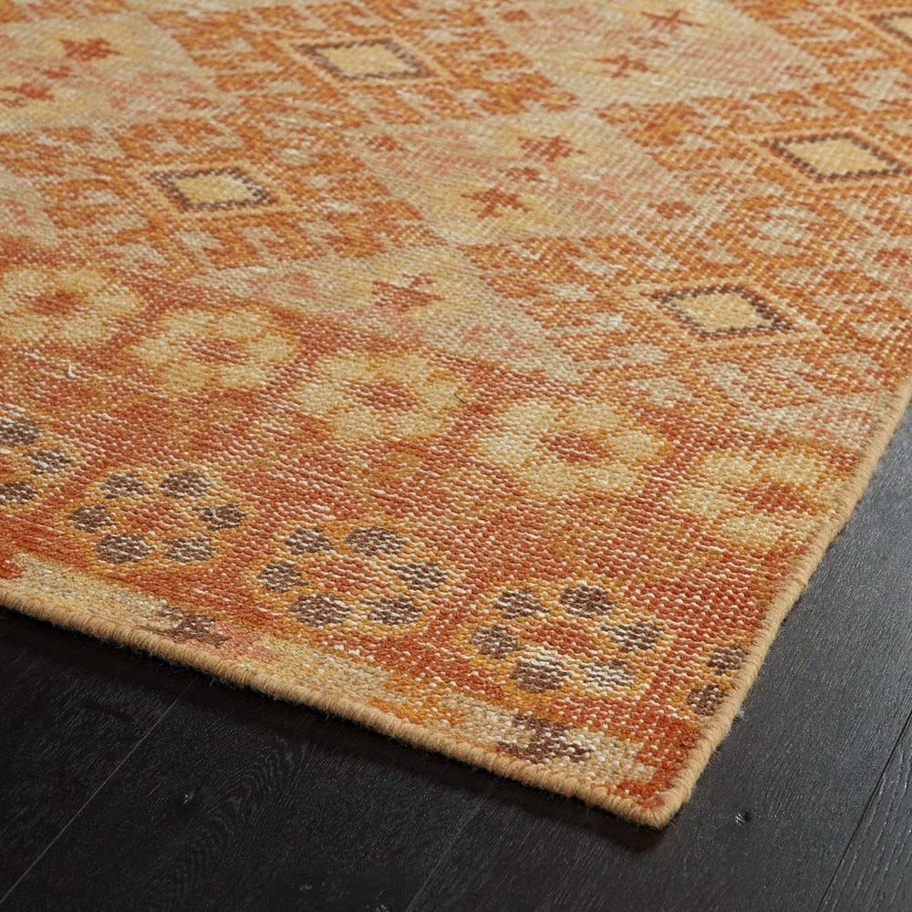 Relic Collection Orange Soft Area Rug