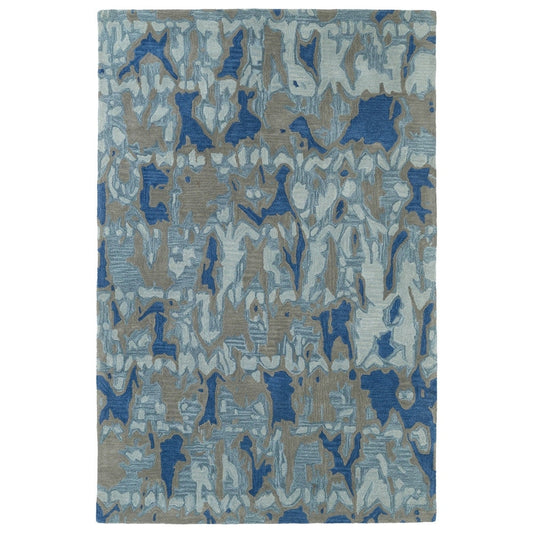 PASTICHE COLLECTION Blue Soft Area Rug