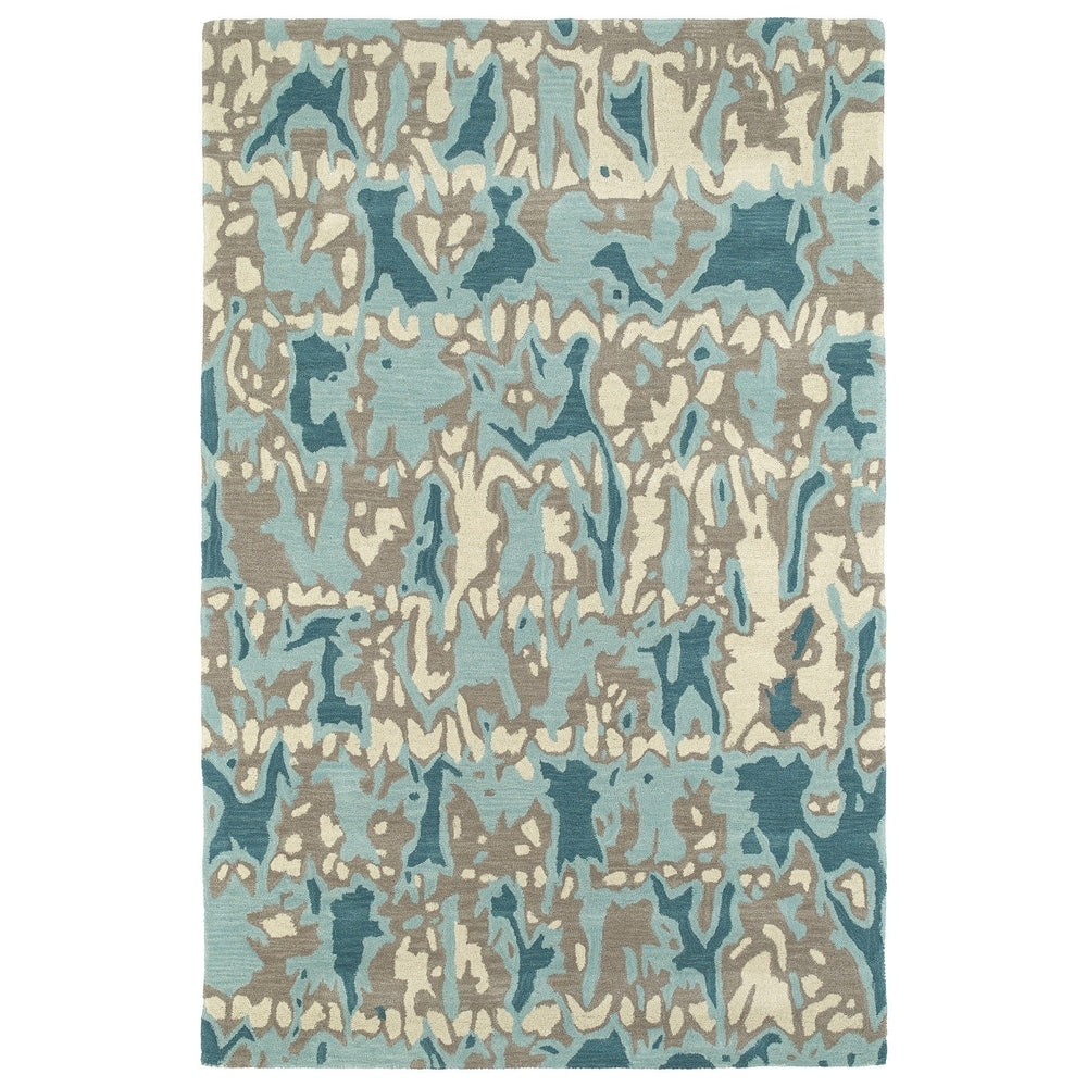 PASTICHE COLLECTION Blue Soft Area Rug