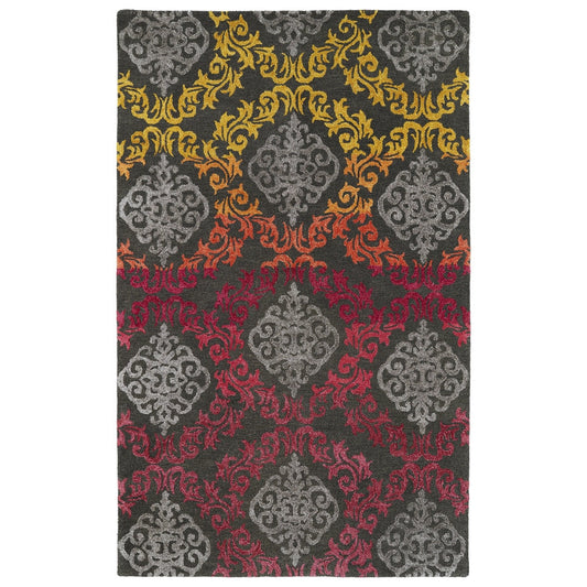 Divine Collection Fire Soft Area Rug