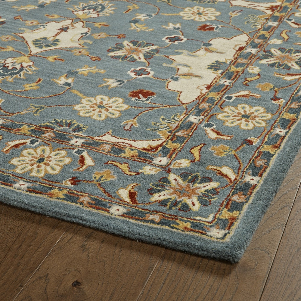 Middleton Collection teal Area Soft Rug