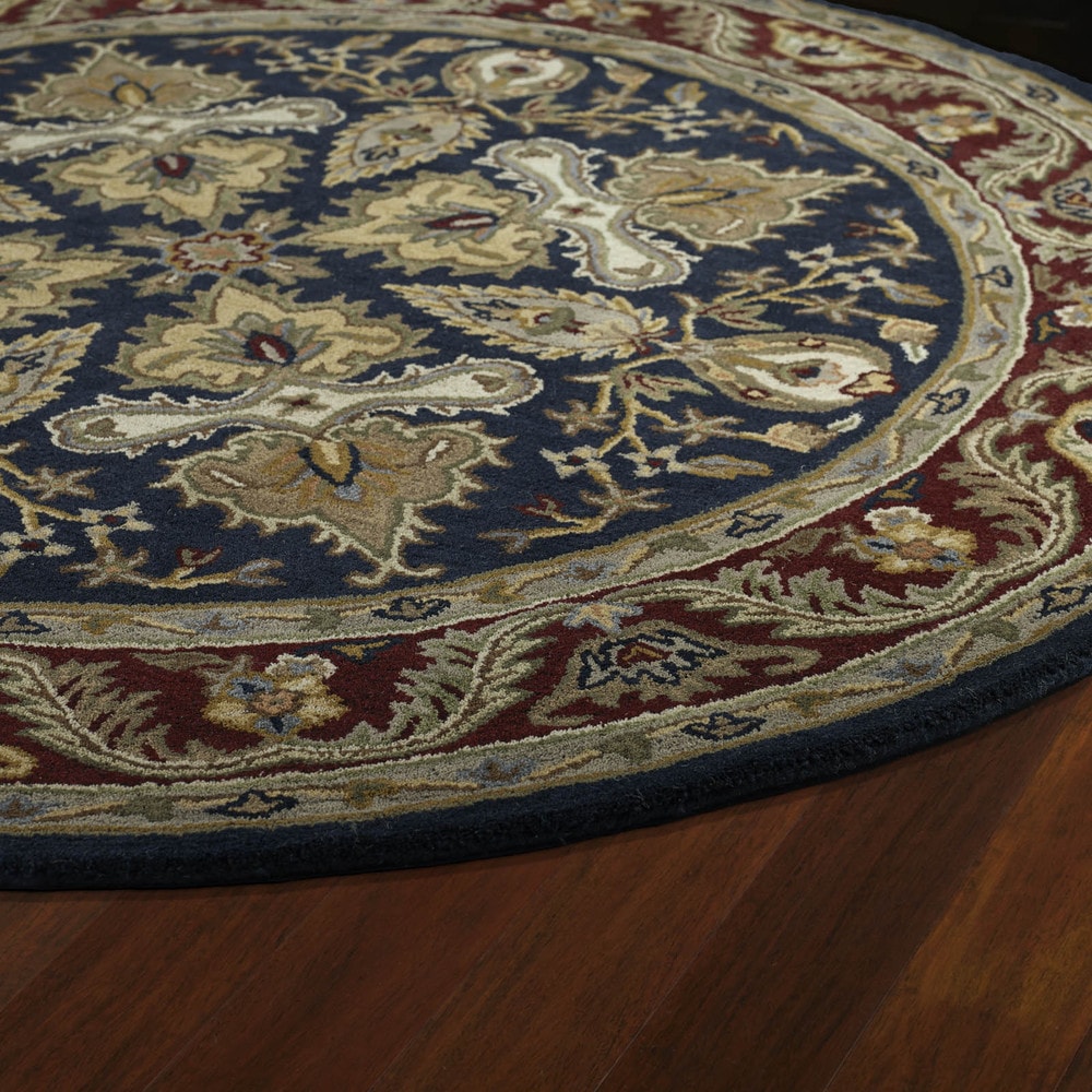 Tara Collection Navy Soft Area Rug