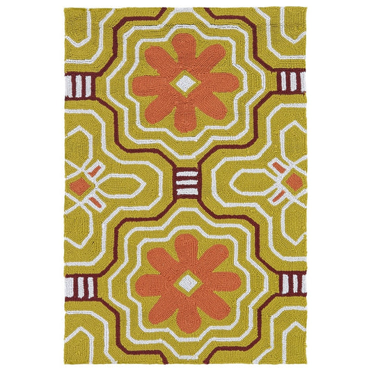 Matira Collection Gold Soft Area Rug