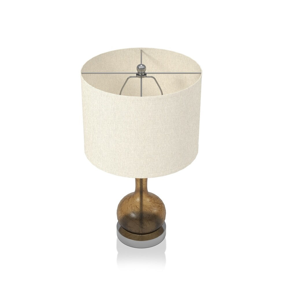 The Curated Nomad Homer Contemporary Amber Table Lamp