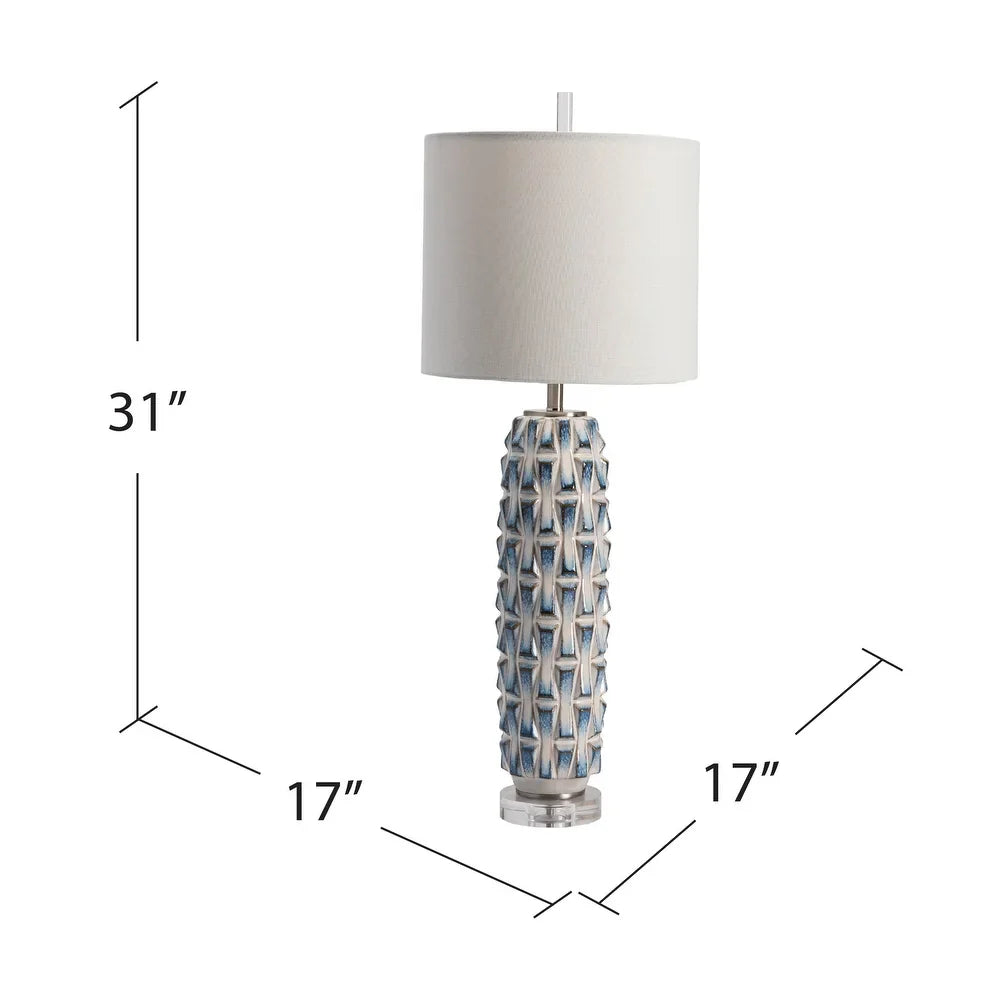 Hayes 31" Ceramic Table Lamp - 31"H x 17"Rnd