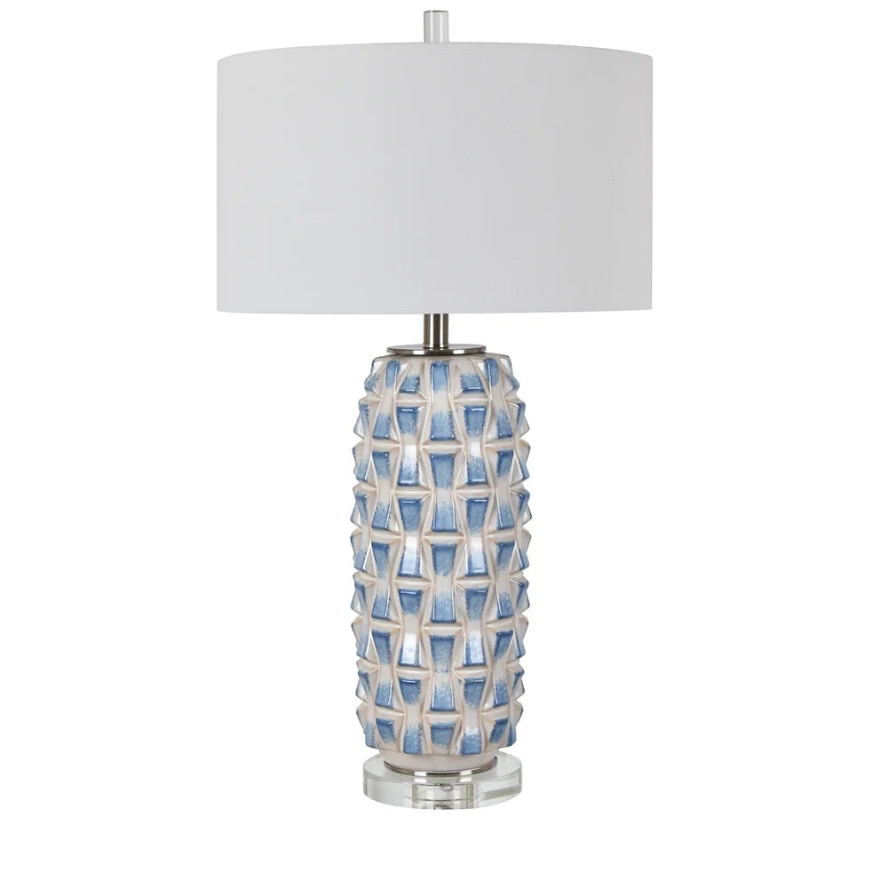 Hayes 31" Ceramic Table Lamp - 31"H x 17"Rnd