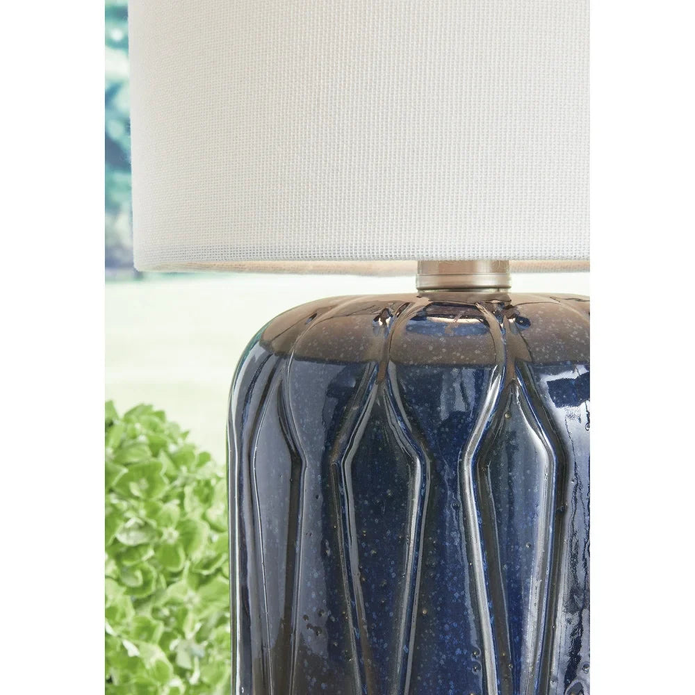 Hengrove Ceramic Table Lamp - 7"W x 7"D x 15"H