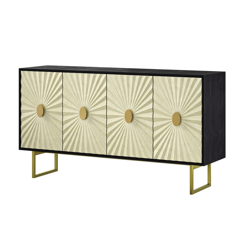 Herman Modern Multifunctional Sideboard with 2 Shelves