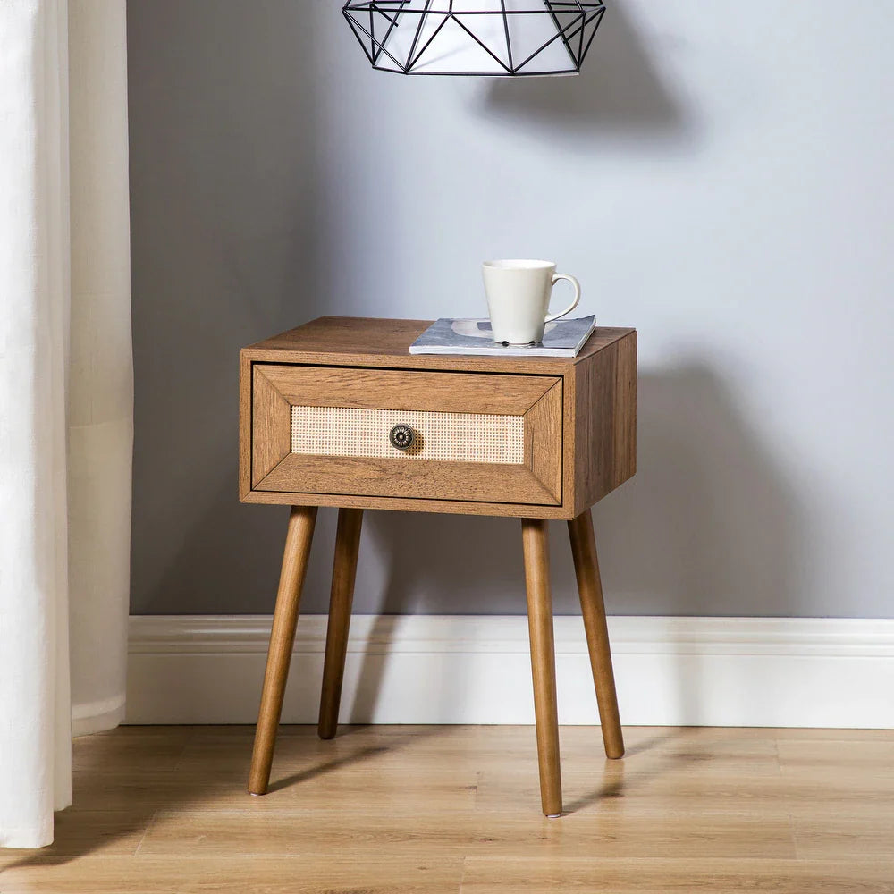 Heuneberg 1-Drawer End table with Storage