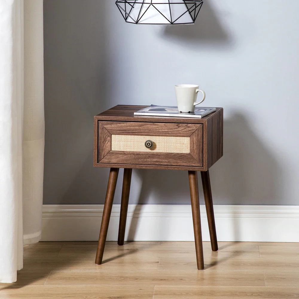 Heuneberg 1-Drawer End table with Storage