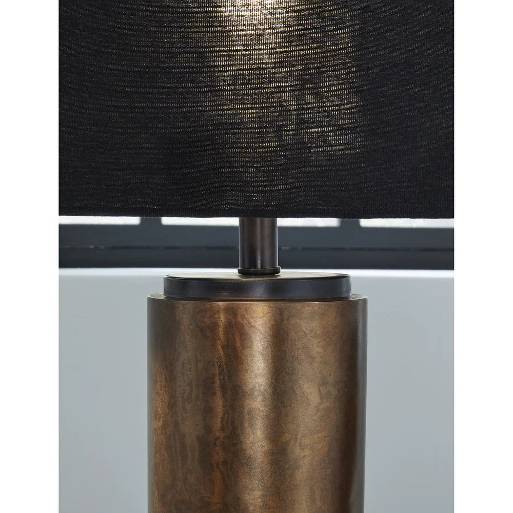 Hildry Metal Table Lamp - 18"W x 18"D x 30"H