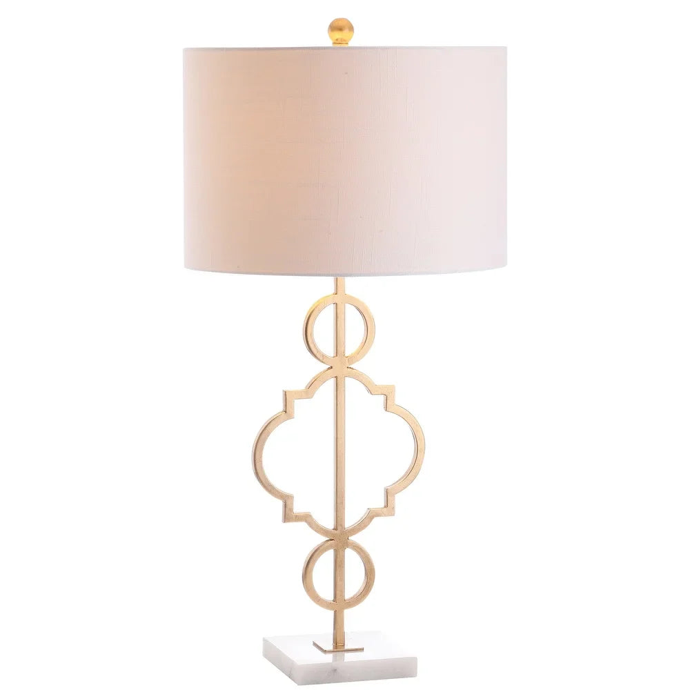 Honore 31" Metal LED Table Lamp, Gold Leaf