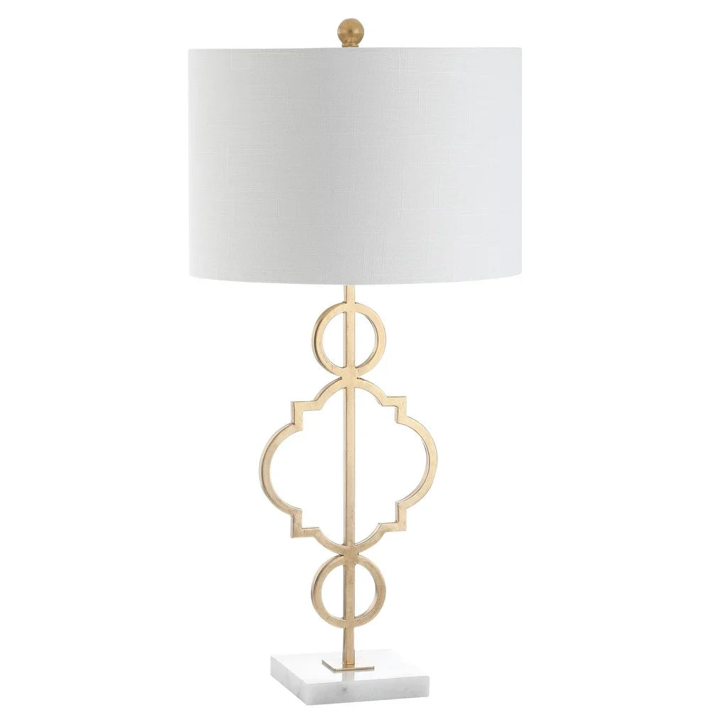 Honore 31" Metal LED Table Lamp, Gold Leaf