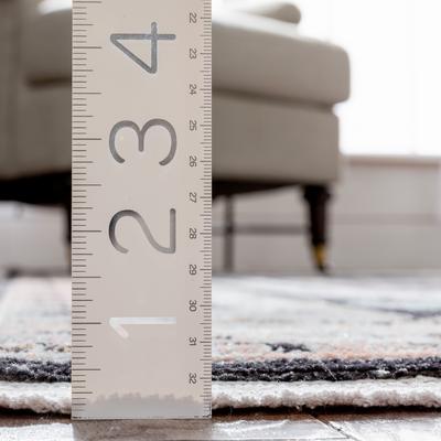 Julita Vintage Bohemian Aztec Tribal Black Rug