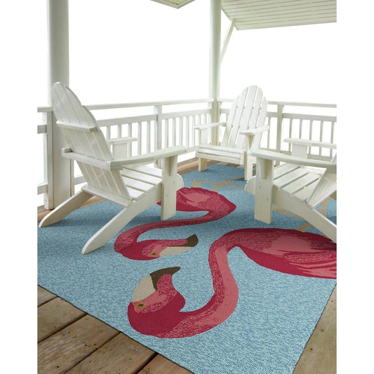 SEA ISLE COLLECTION Blue Soft Area Rug 9' X 12'