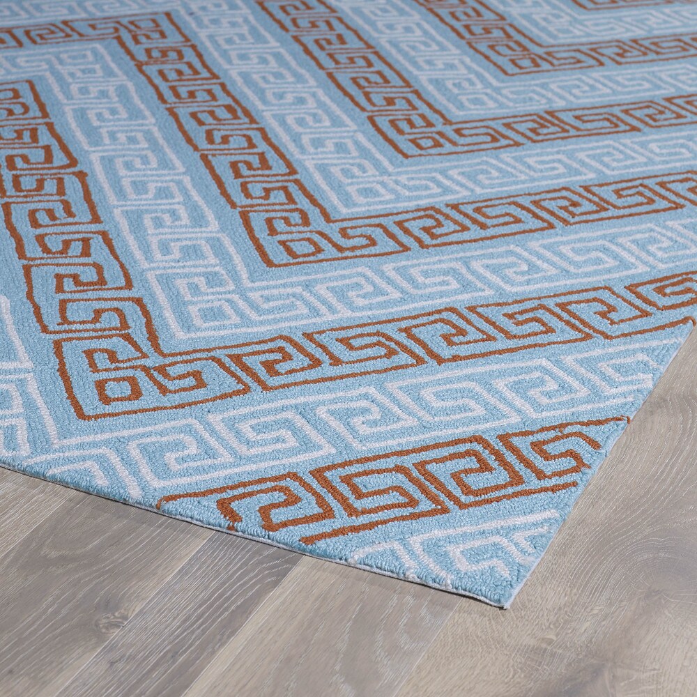 Matira Collection Blue Soft Area Rug