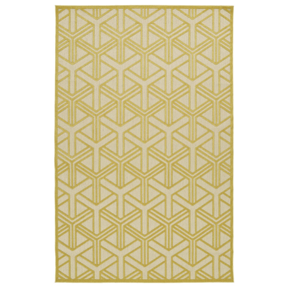 A BREATH OF FRESH AIR COLLECTION Gold Soft Area Rug