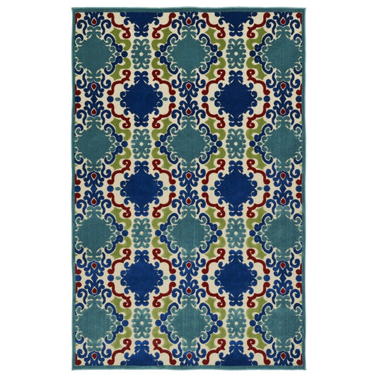 A BREATH OF FRESH AIR COLLECTION Blue Soft Area Rug