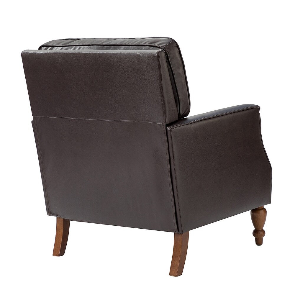 Johannes Comfy Living Room Armchair with Turned Legs