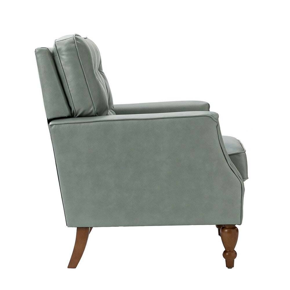 Johannes Comfy Living Room Armchair with Turned Legs