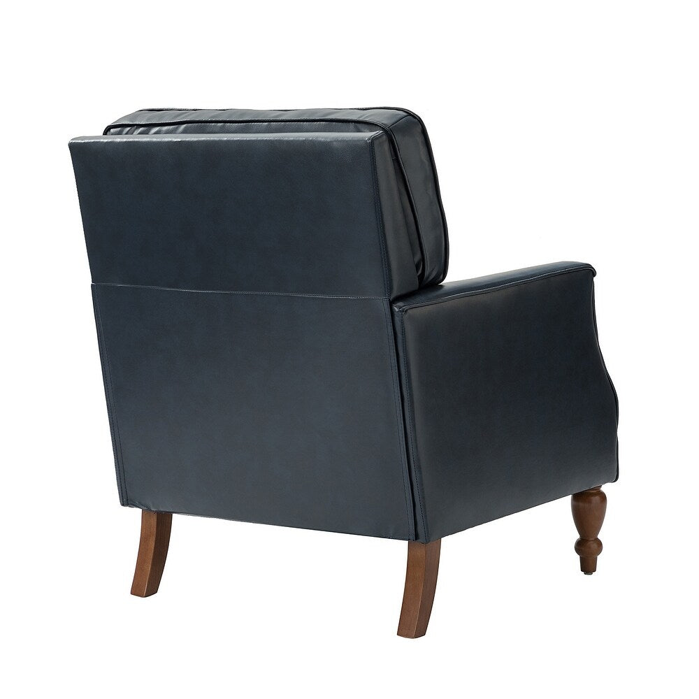 Johannes Comfy Living Room Armchair with Turned Legs