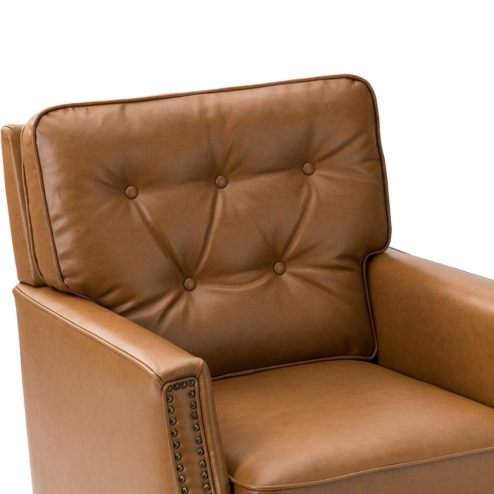 Johannes Comfy Living Room Armchair with Turned Legs