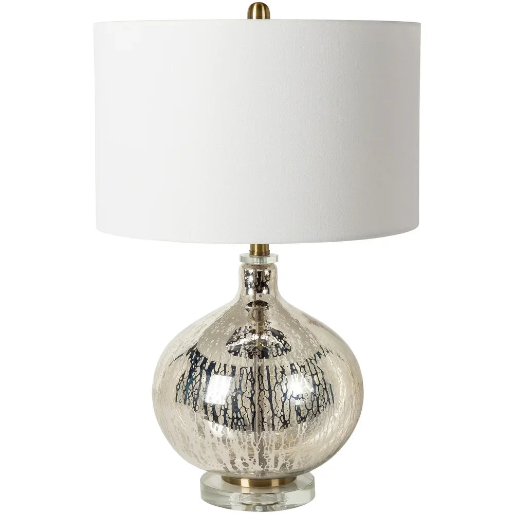 Jorge Modern Glam Metallic Table Lamp - 24"H x 16"W x 16"D