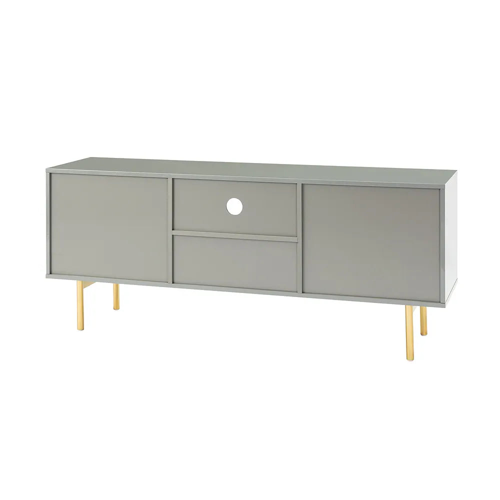 Multifunctional TV Stand for TVs up to 65" with 2 Doors