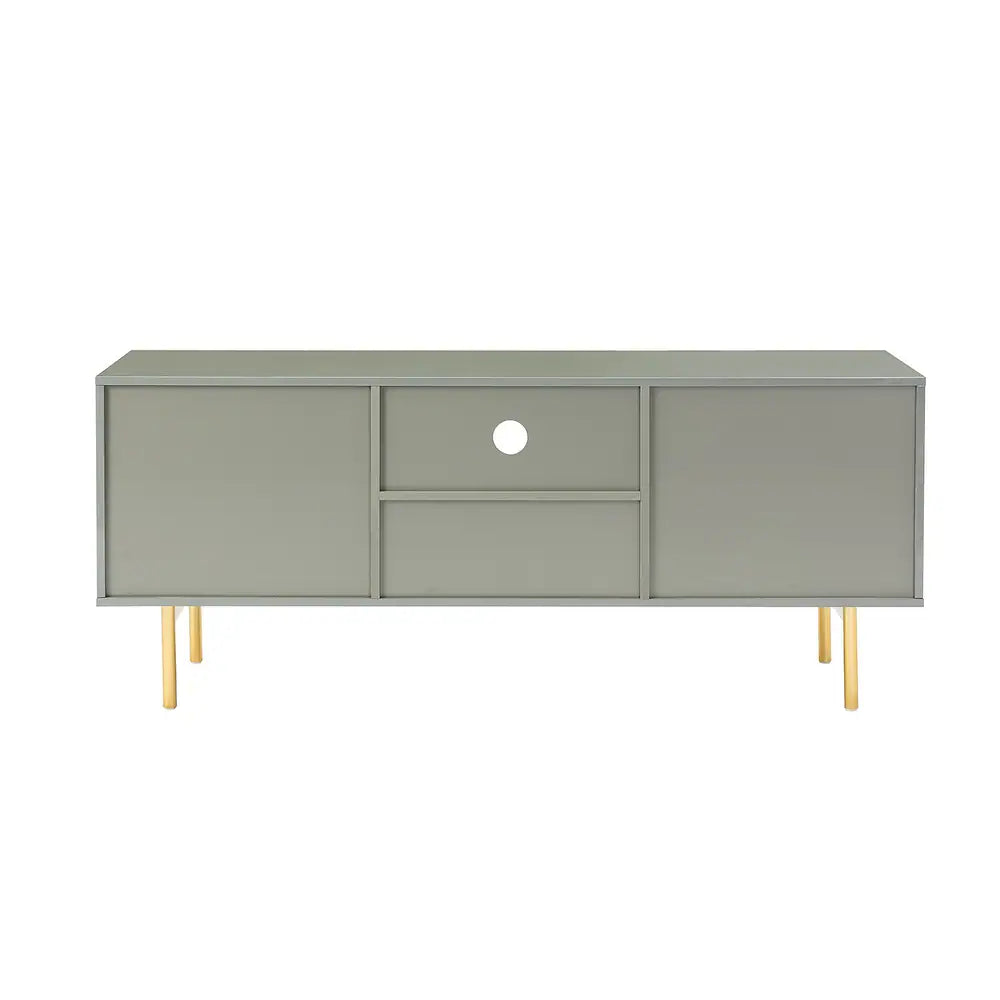 Multifunctional TV Stand for TVs up to 65" with 2 Doors
