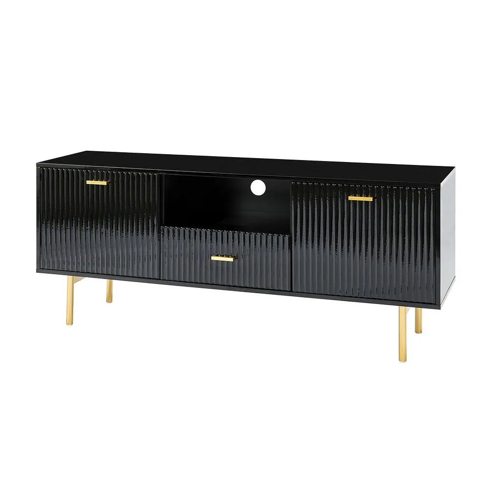 Multifunctional TV Stand for TVs up to 65" with 2 Doors