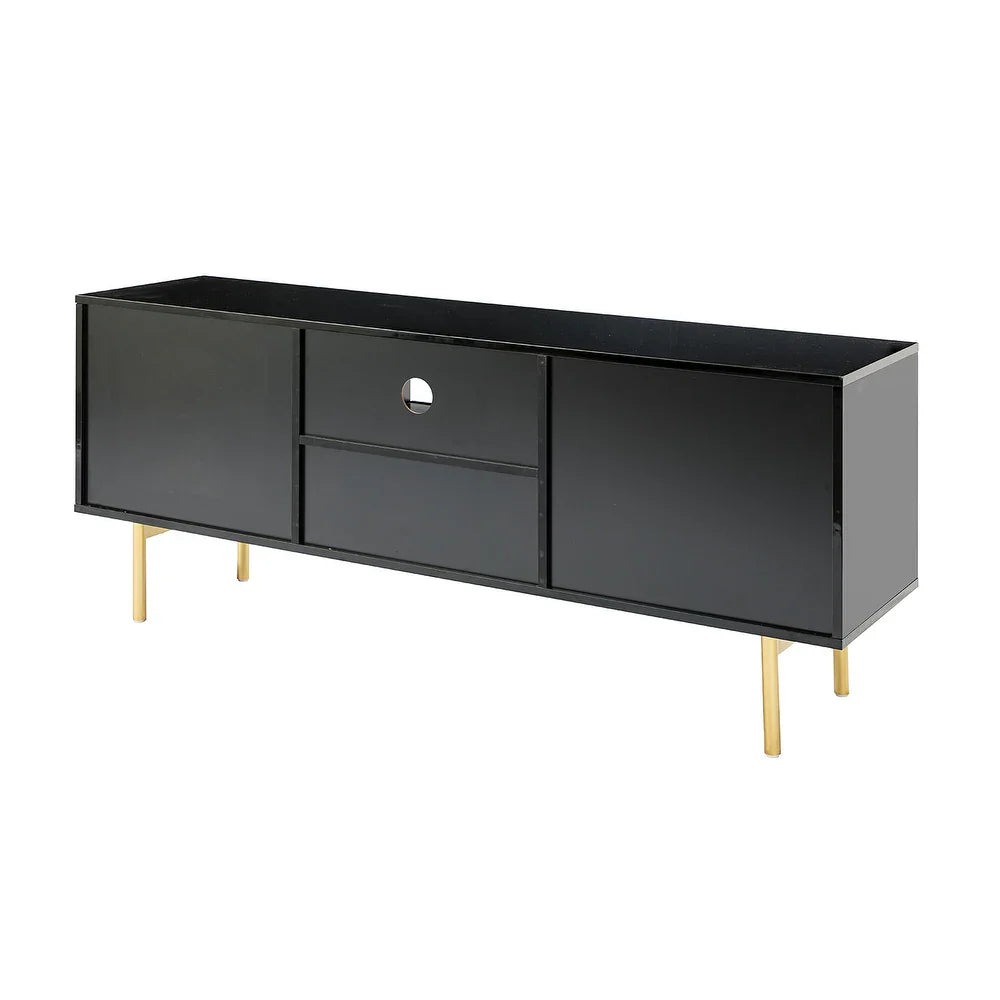 Multifunctional TV Stand for TVs up to 65" with 2 Doors
