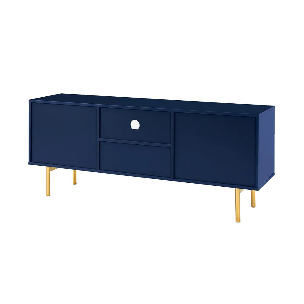 Multifunctional TV Stand for TVs up to 65" with 2 Doors
