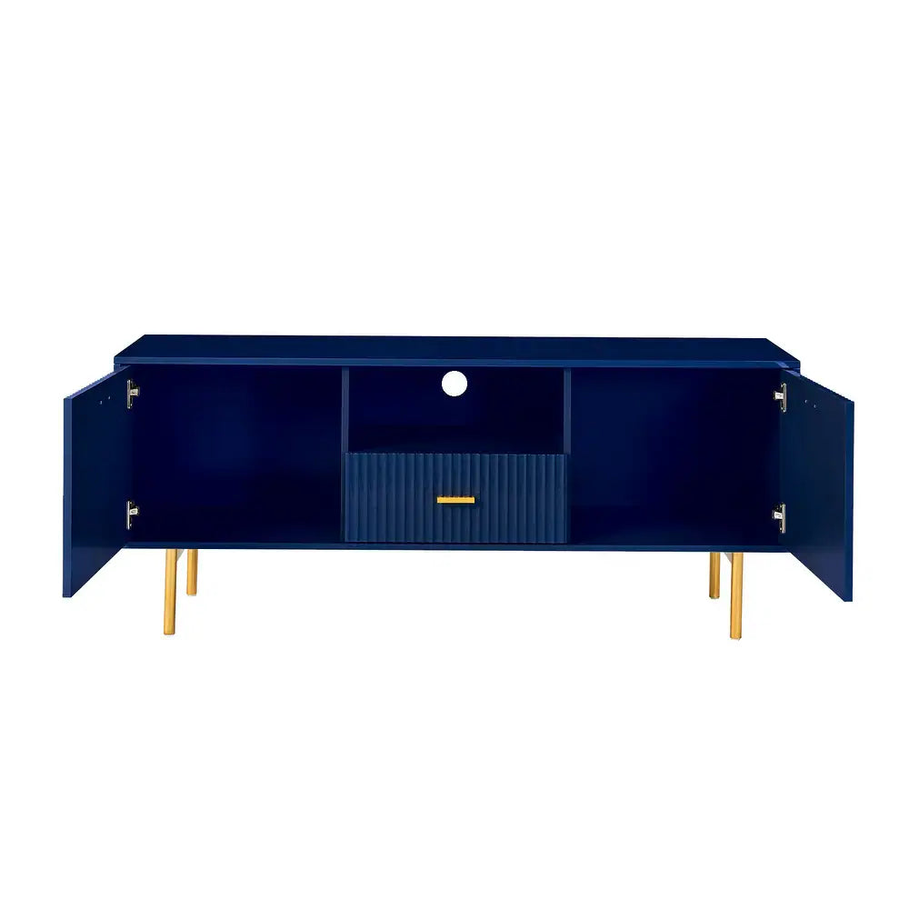 Multifunctional TV Stand for TVs up to 65" with 2 Doors