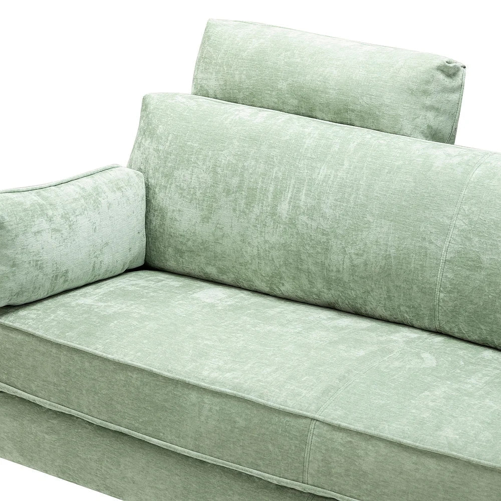 Carmina Comfy 75" Sofa with Headrests