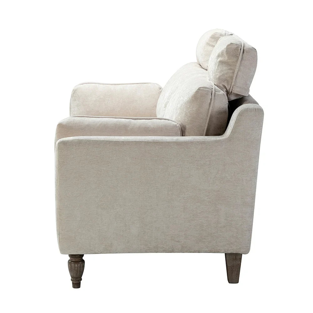 Carmina Comfy 75" Sofa with Headrests
