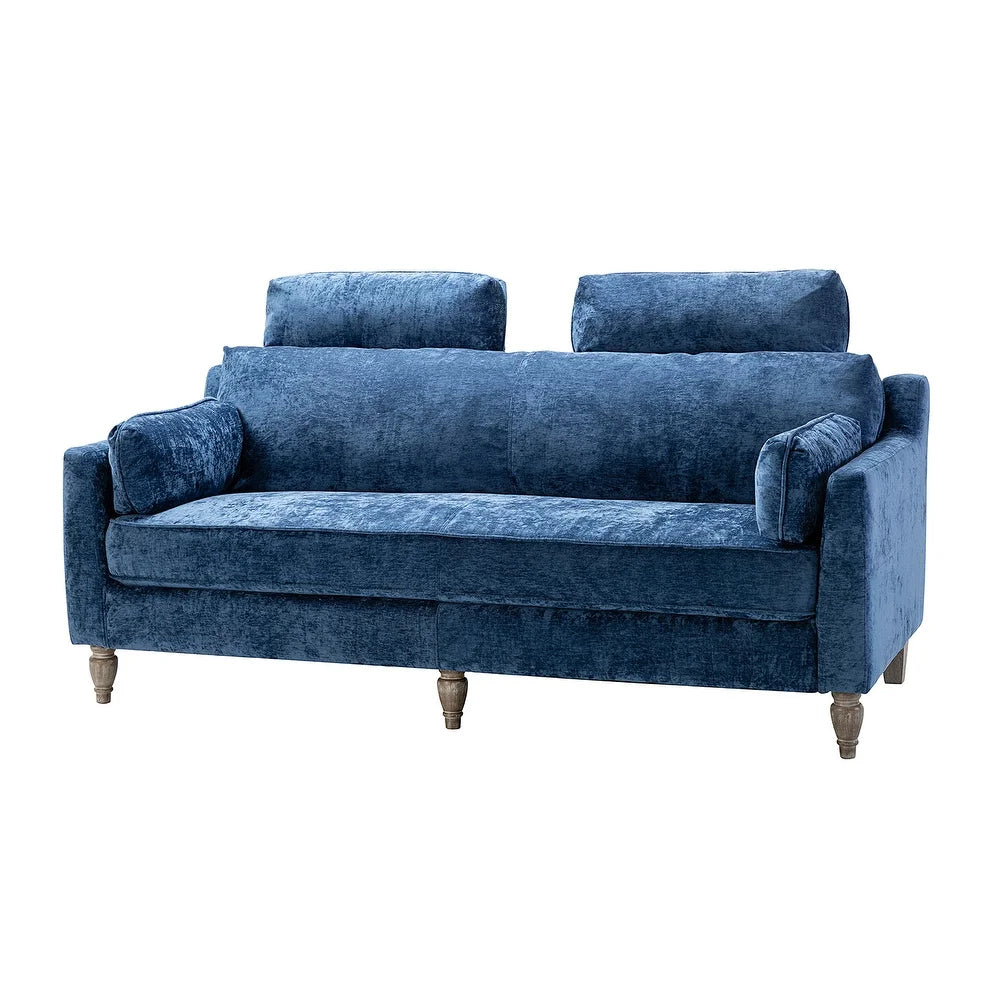 Carmina Comfy 75" Sofa with Headrests