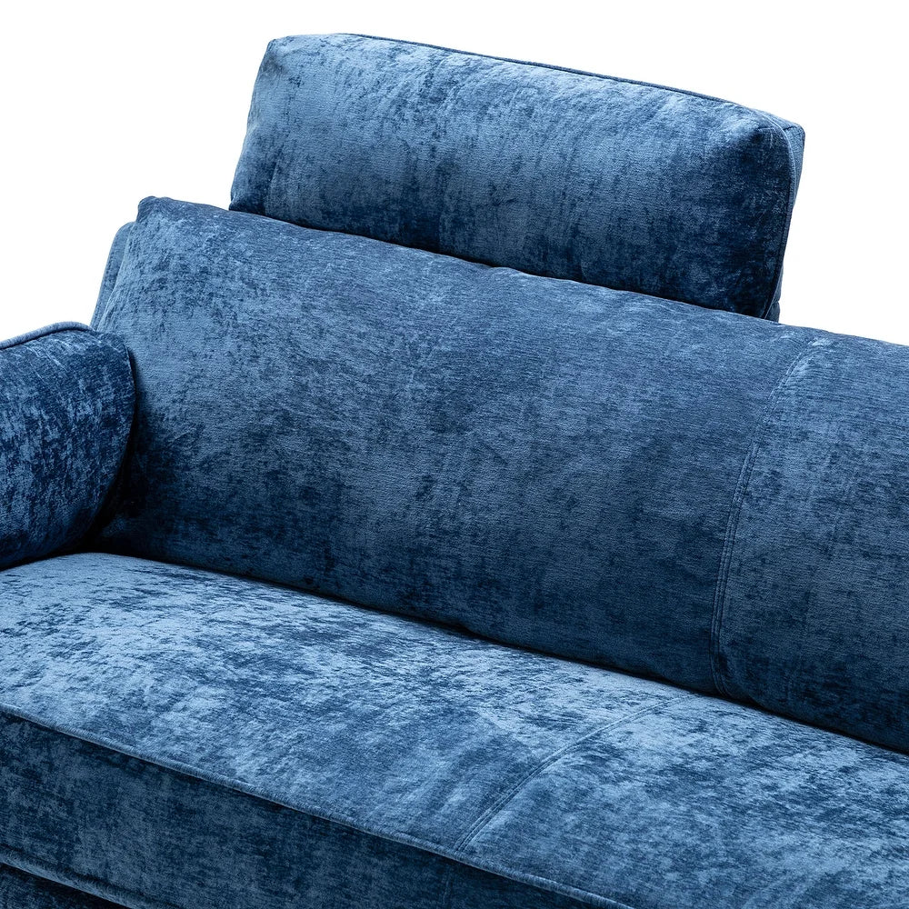 Carmina Comfy 75" Sofa with Headrests