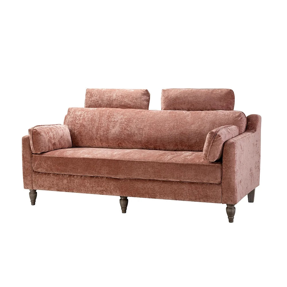 Carmina Comfy 75" Sofa with Headrests