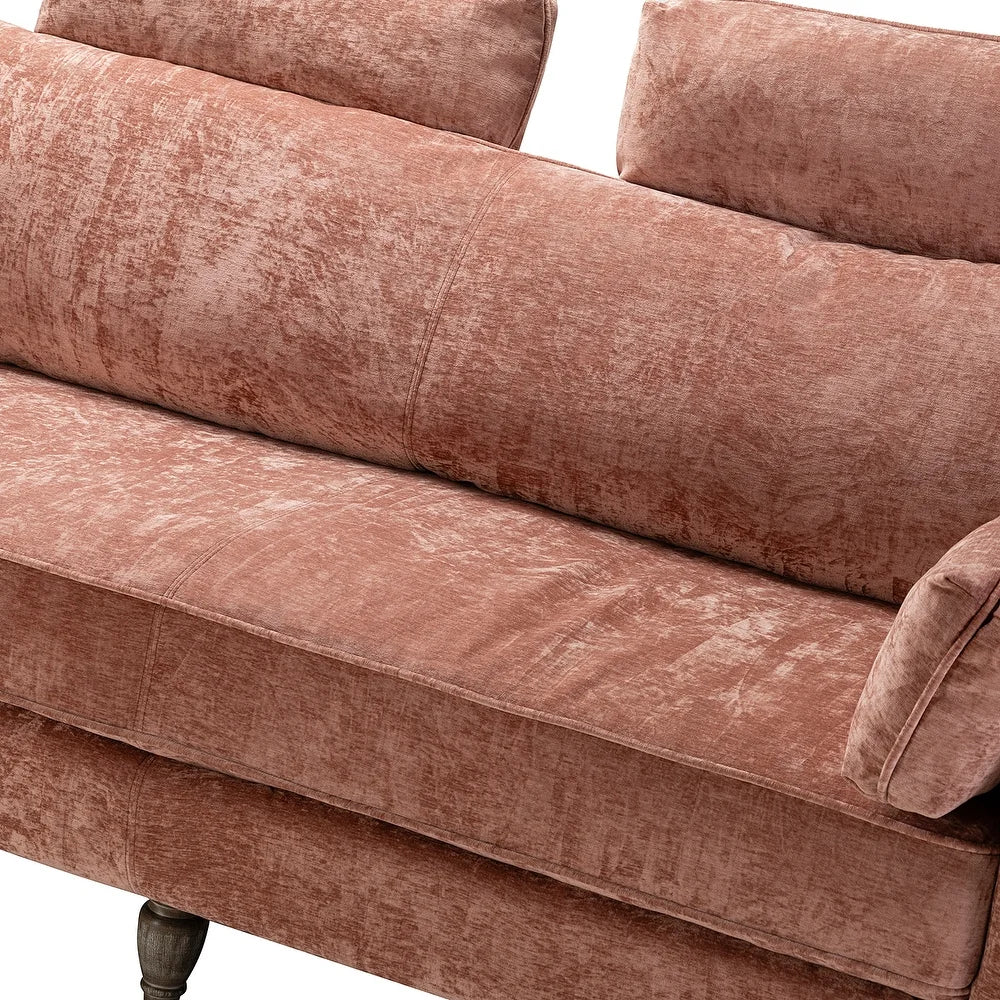 Carmina Comfy 75" Sofa with Headrests