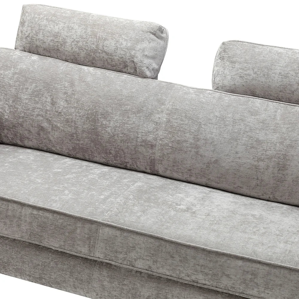 Carmina Comfy 75" Sofa with Headrests